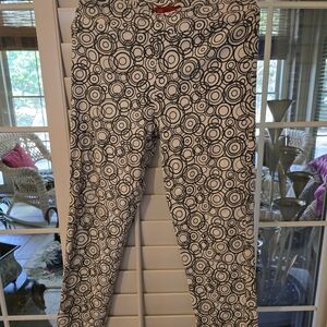 Krazy Larry Chic Circle Pattern Pants